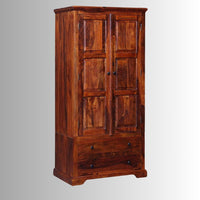 Ranik Solid Wood Wardrobe (Teak)