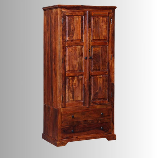 Ranik Solid Wood Wardrobe (Teak)