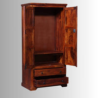 Ranik Solid Wood Wardrobe (Teak)