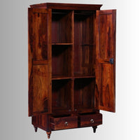 Nami Woooden Storage Wardrobe (Teak)