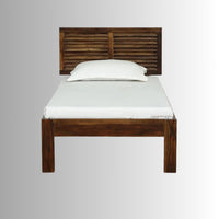 Hagse Solid Wood Single Diwan Bed (Honey)