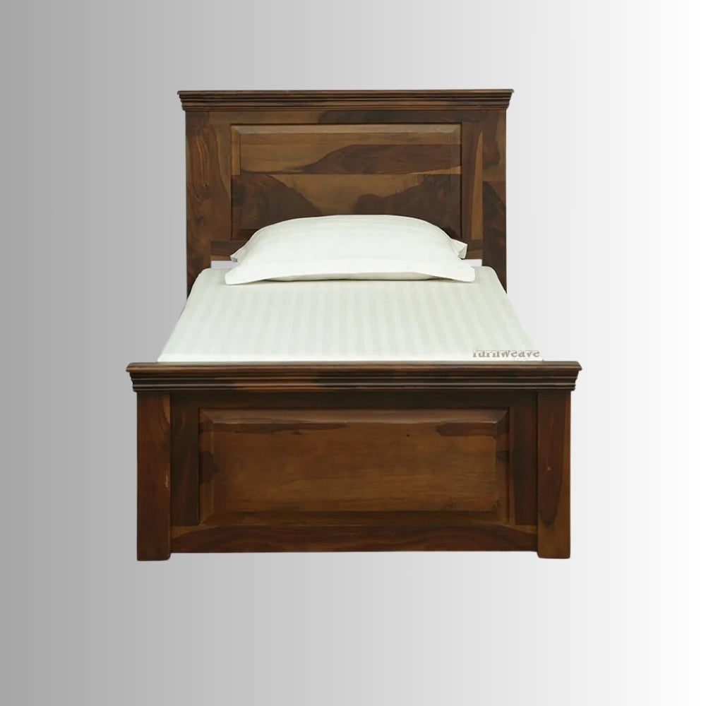 Salter Solid Wood Single Diwan Bed (Teak)