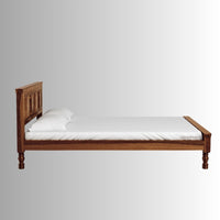 Meski Wooden Bed Without Storage (Honey)