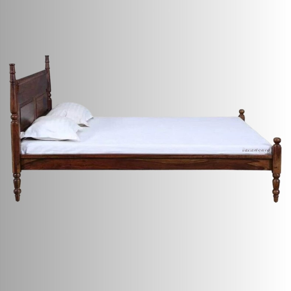 Captia Wooden Bed Without Storage (Honey)