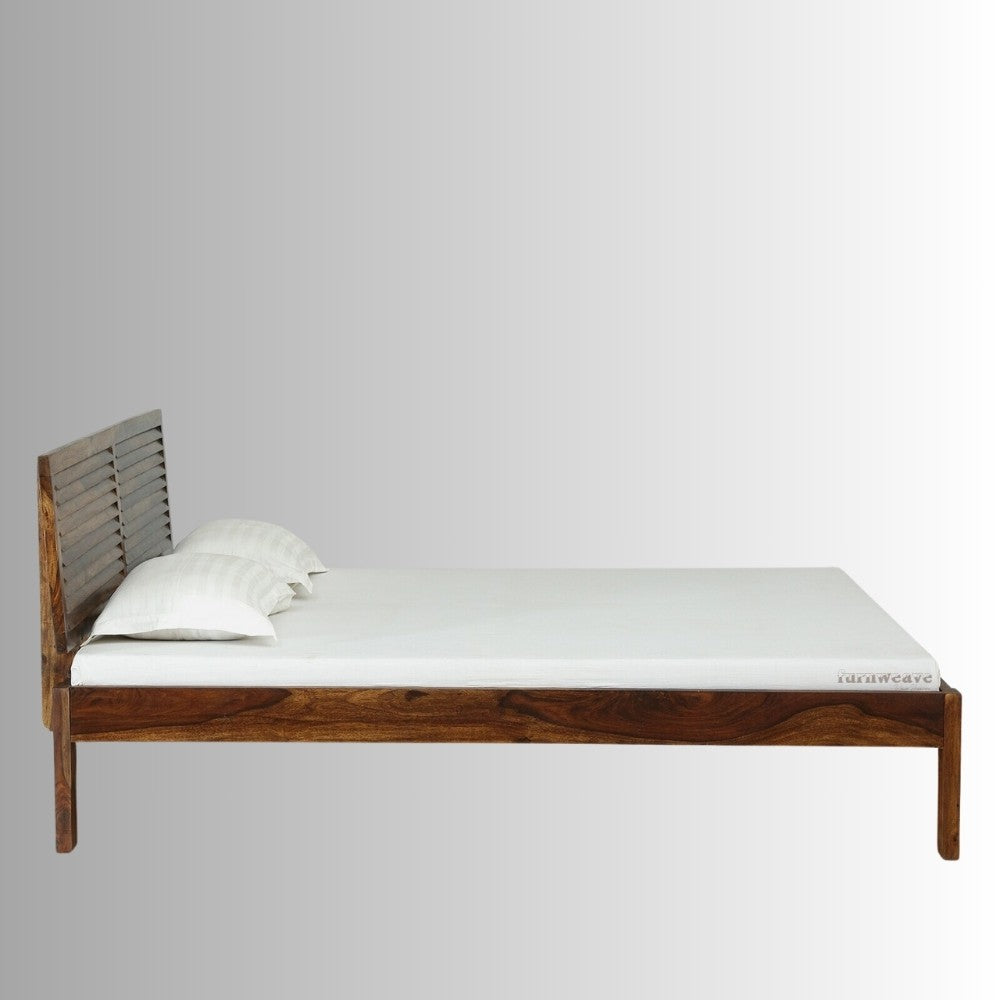 Hagse Wooden Bed Without Storage (Honey)