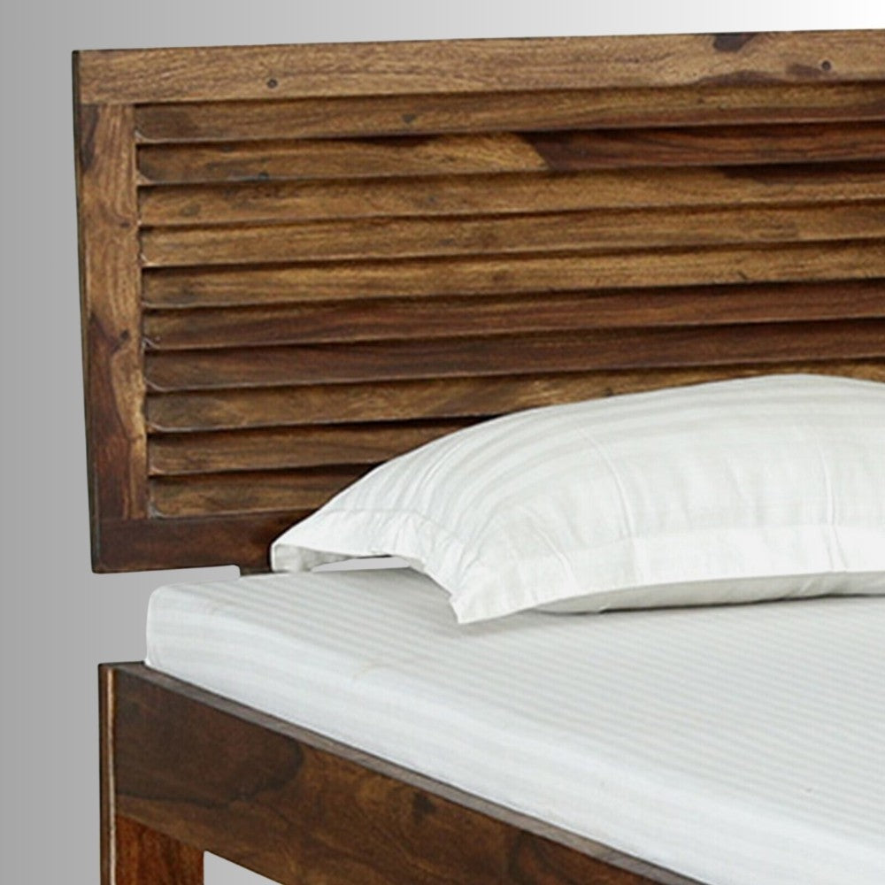 Hagse Wooden Bed Without Storage (Honey)