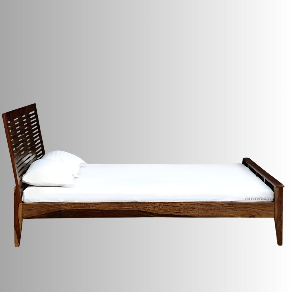 Uvin Wooden Bed Without Storage (Honey)