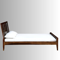 Uvin Wooden Bed Without Storage (Honey)