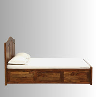 Kosha Wooden Storage Bed (Honey)