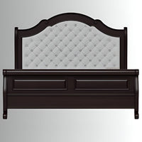 Umaid Wooden Designer Solid Wood Bed (Walnut)