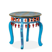 Sapre Wooden Handpainted Side Table