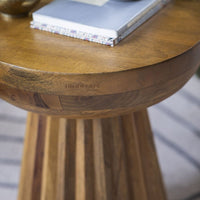 Inke Wooden Side Table (Natural)