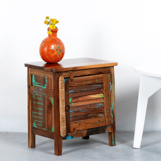 Recla Wooden Side Table