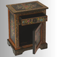 Uika Wooden Handpainted Antique Bedside