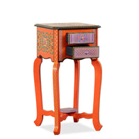 Viyom Wooden Handpainted Side Table