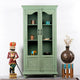 Remea Wooden Carved  Display Rack (Green Ela)