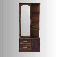 Haken Wooden Dressing Table with Mirror (Walnut)