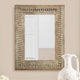 Uuvo Wooden Carved Wall Mirror Frame (Brown Distress)