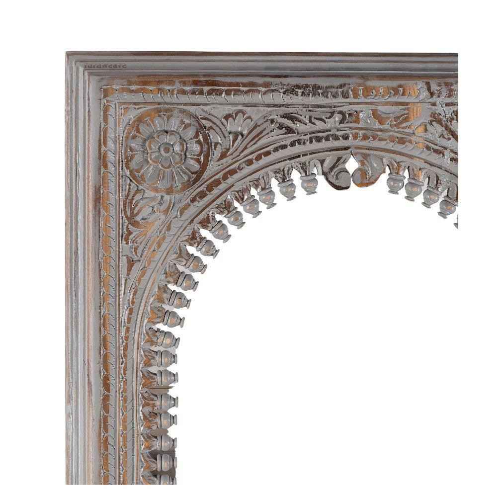 Ania Wooden Mirror Frame (Grey Distress)