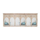 Fina Wooden Large Size Jharokha Mirror Frame (White Distress)