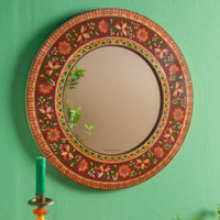 Falero Wooden Handpainted Mirror Frame