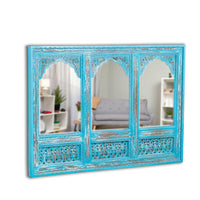 Prana Wooden Carved Mirror Frame Jharokha