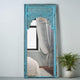 Laye Wooden Carved Antique Large Mirror Frame (Blue Distress)