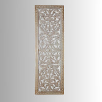 Nena Wooden Carved Antique Wall Frame (White Distress)