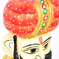 Suryanagri Wooden Chowkidar Set of Two (Handpainted)