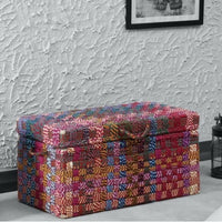 Chindi Multicolor Woven Trunk