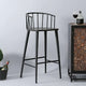 Anter Metal Bar Stool Chair (Black)