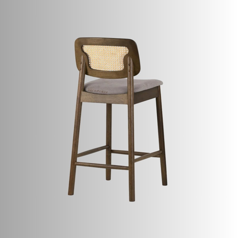 Shrevi Wooden Rattan High Chair (Teak)