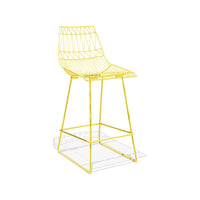 Neto High Chair (Yellow) | kitchen bar chairs online | best metal bar chairs | Furnweave