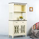 Sevin Wooden Bar Cabinet (Cream)