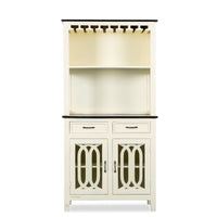 Sevin Wooden Bar Cabinet (Cream)