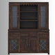 Adroi Wooden Bar Unit Storage Cabinet (Walnut) | Wooden Bar Unit