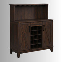 Jeken Wooden Bar Unit (Dark Walnut)