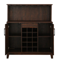 Jeken Wooden Bar Unit (Dark Walnut)