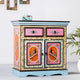 Tika Wooden Handpainted Storage Cabinet (Design2)