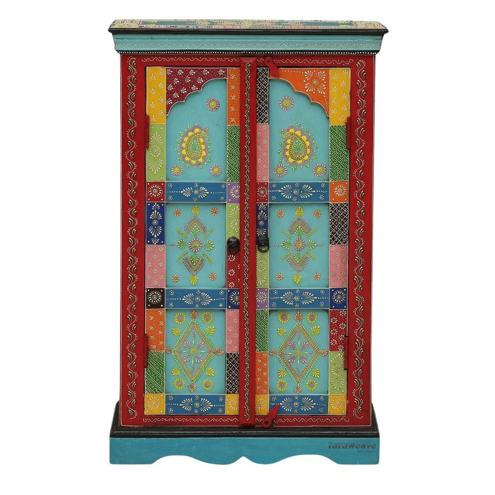 Kariga Wooden Handpainted Cabinet (Model 1)