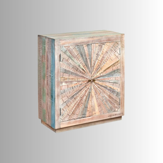 Sukmen Wooden Rustic Cabinet