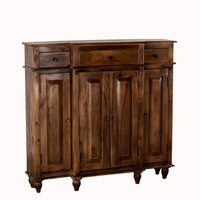 Harvey Wooden Cabinet Storage Unit (Walnut)