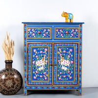 Gau Wooden Handpainted Cabinet