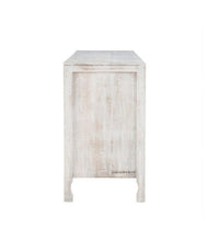 Yepa Wooden Cabinet for Storage (White Distress)