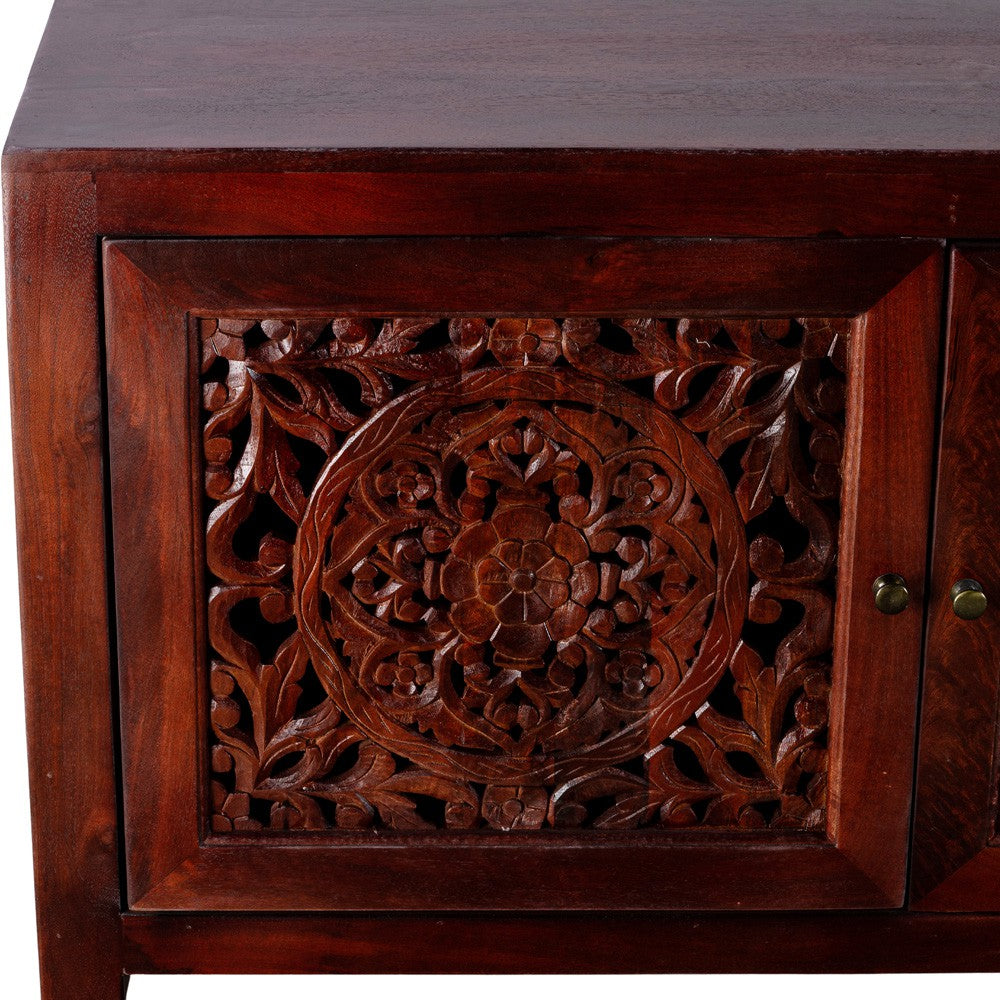 Yepa Wooden Cabinet for Storage (Mahagony)