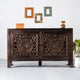 Yepa Wooden Cabinet for Storage (Walnut)