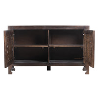 Yepa Wooden Cabinet for Storage (Walnut)