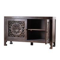 Yepa Wooden Cabinet for Storage (Walnut)