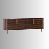 Oriana Wooden Designer Sideboard (Brown)