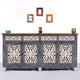 Atena Wooden Carved Sideboard Storage (Grey Antique)